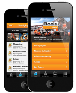 Boels smartphone app