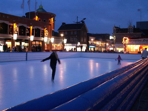 Kunststof schaatsbaan