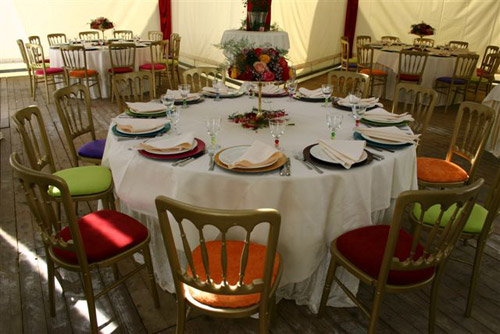 Design in verhuur tent